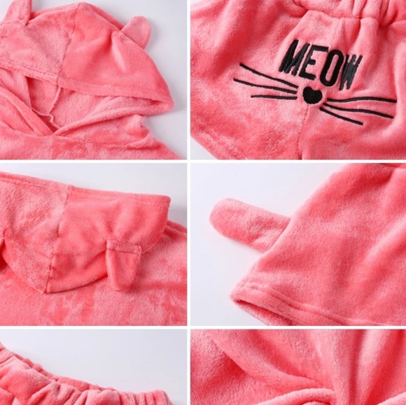 Last L! Soft Cozy Velour 2 Piece Pajamas Set - Picture 5 of 5